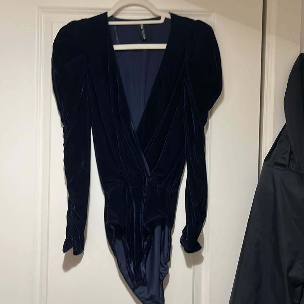 Velvet bodysuit